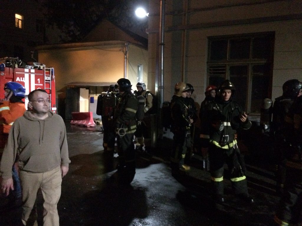 Пожар в жилом доме на ул. Пятницкая