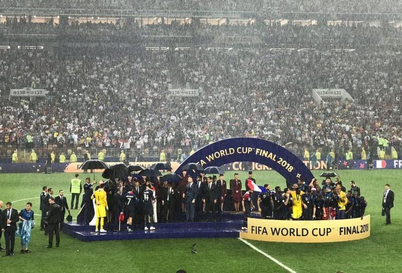 Церемония закрытия Чемпионата мира по футболу состоялась в «Лужниках»