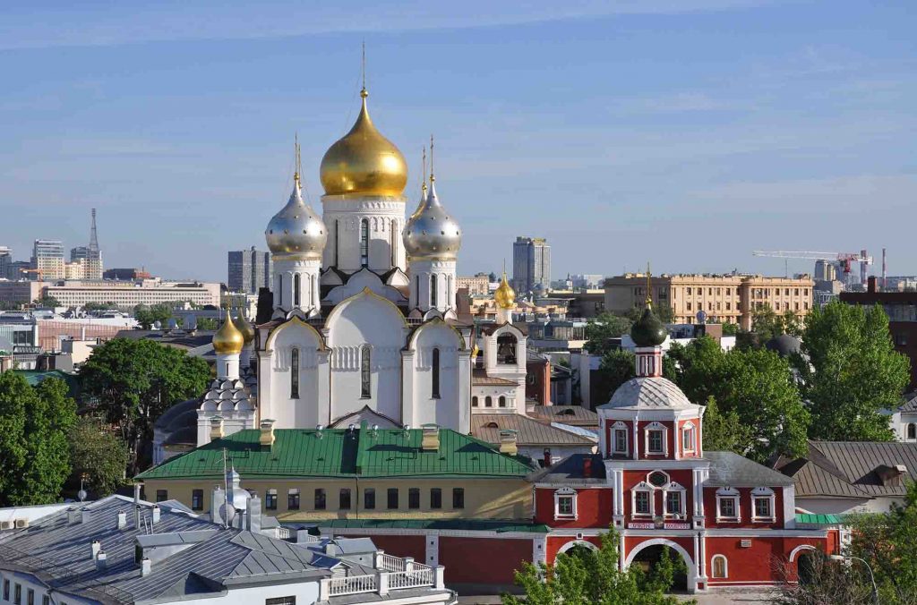 В центре Москвы завершилась реставрация церкви и келий Зачатьевского монастыря