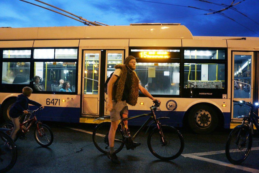Ночной велопарад изменит график наземного транспорта Москве