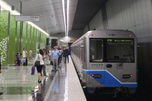 Завершена финальная обкатка нового участка Калининско-Солнцевской линии метро. Фото: Антон Гердо