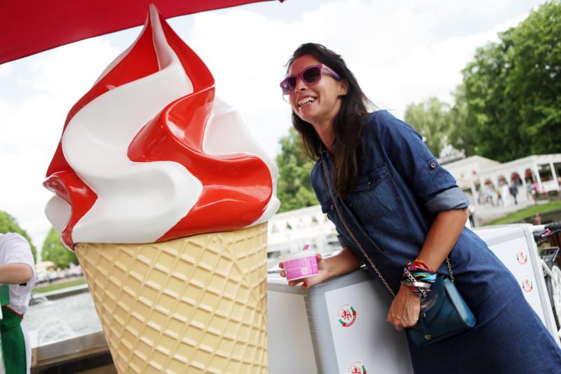 Продажи мороженого в Москве остались на летнем уровне