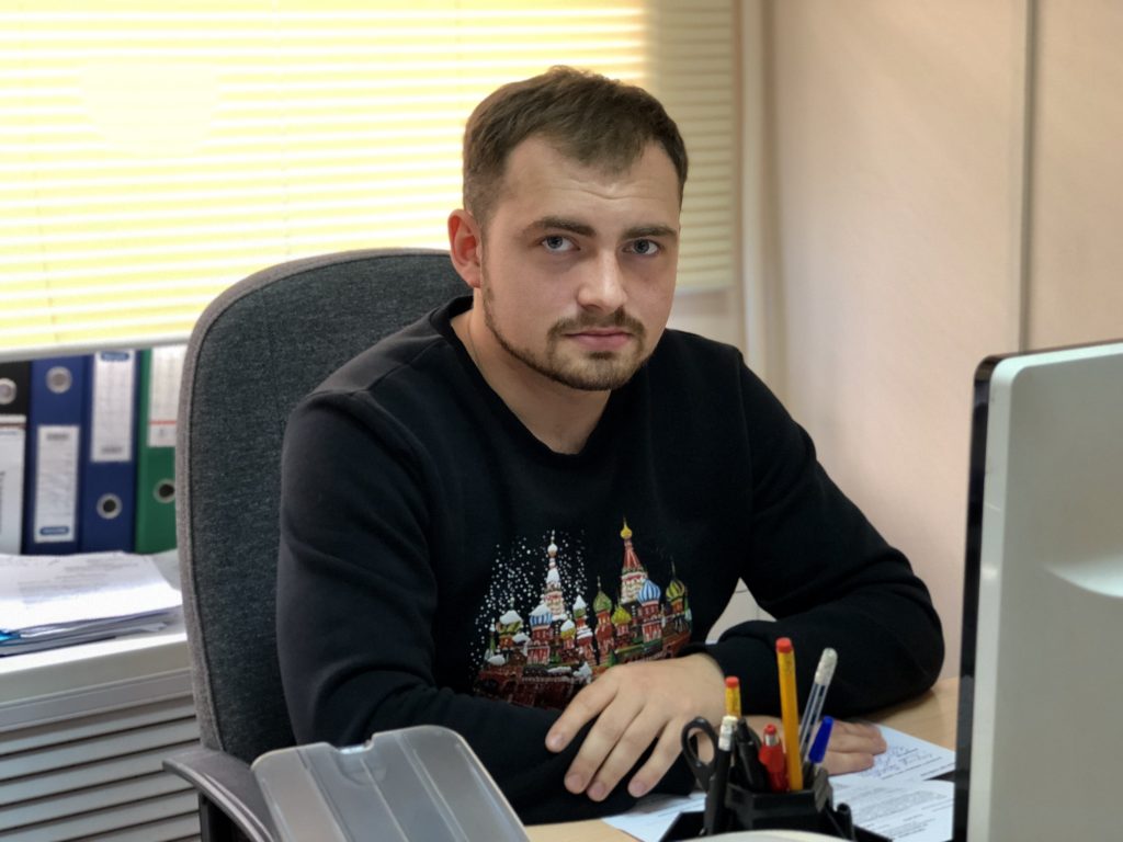 Константин Климцев, главный специалист службы по вопросам торговли и услуг управы района Арбат. Фото: Дарья Дюко