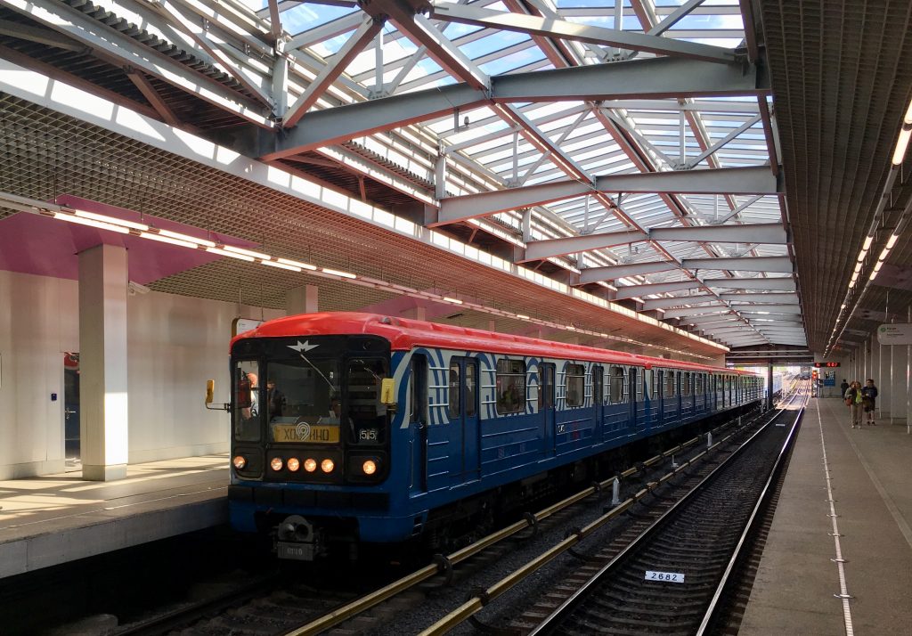 Новые тематический поезд запустили в метро. Фото: архив, «Вечерняя Москва»