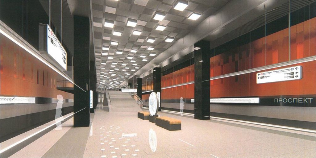 Москва оформит две станции Большого кольца метро в стиле хай-тек
