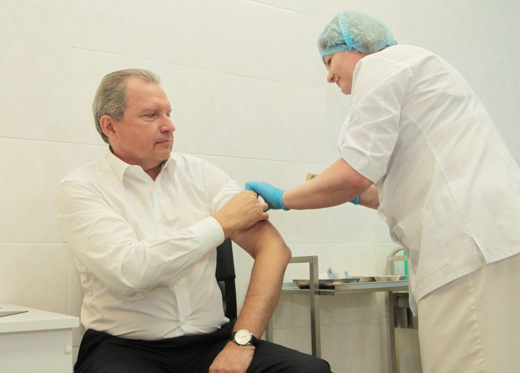 Каждый пятый москвич сделал прививку от гриппа