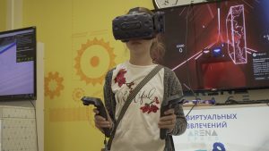 На занятиях используют очки виртуальной реальности. Фото: Наталия Нечаева, «Вечерняя Москва»
