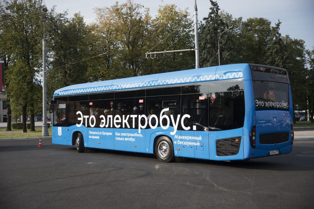 Первые электробусы Москвы перевезли 125 тысяч пассажиров