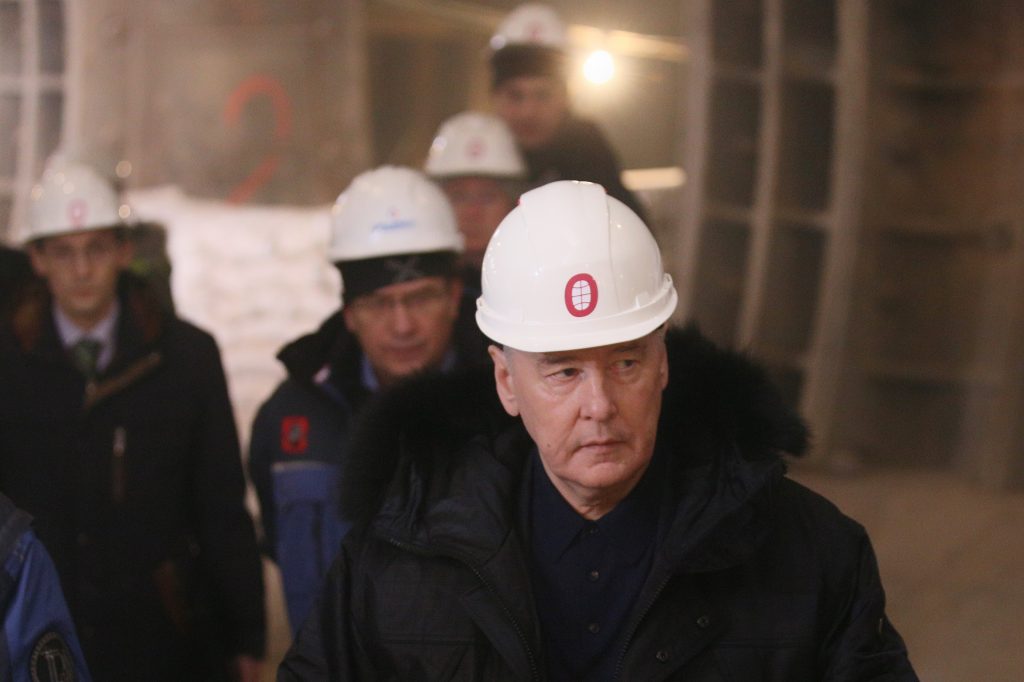 Собянин дал старт проходке тоннеля на западном участке БКЛ. Фото: Антон Гердо, «Вечерняя Москва»
