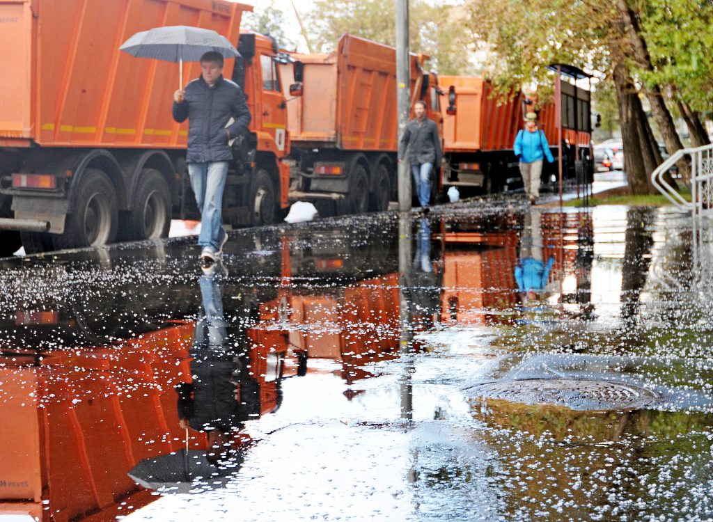 Четверть октябрьской нормы дождя выпадет в Москве к пятнице