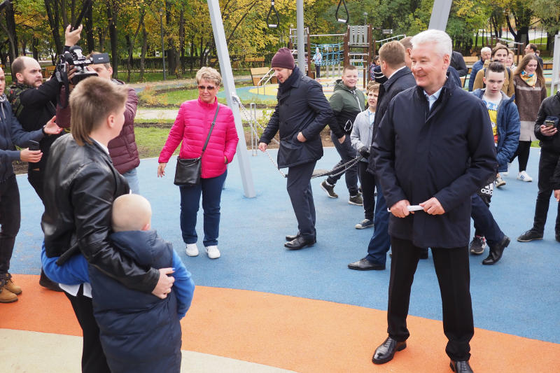 Сергей Собянин открыл парк 850-летия Москвы после комплексного благоустройства
