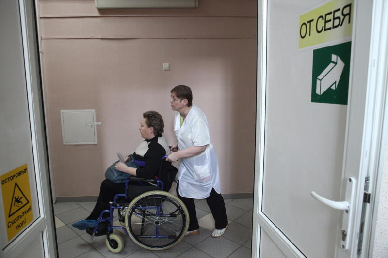 Корпус поликлиники №5 в Красносельском районе оборудуют для маломобильных москвичей