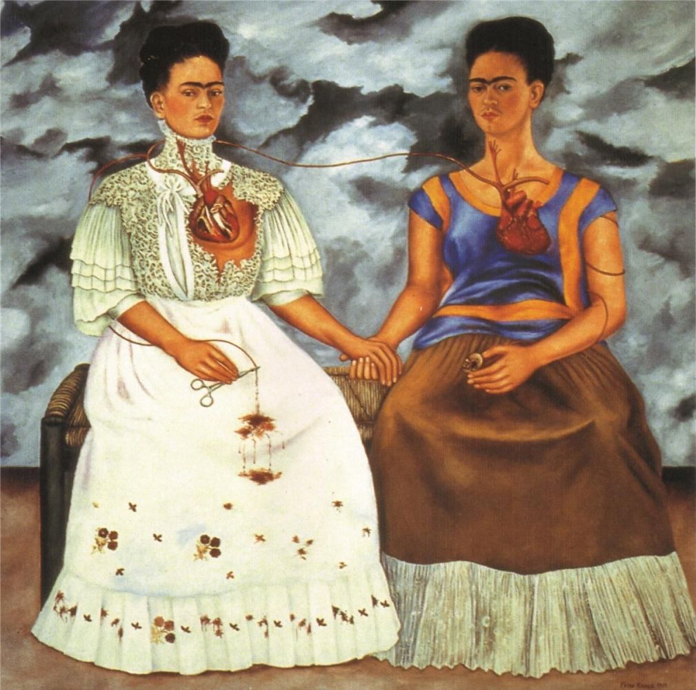 Картина художницы Фриды Кало «Две Фриды» (1939 год)