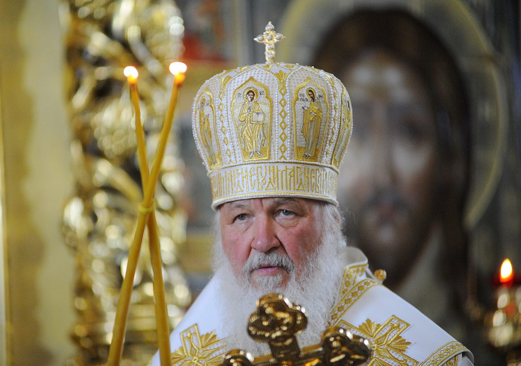 Патриарх Кирилл освятил первый камень будущего храма в «Матросской тишине»