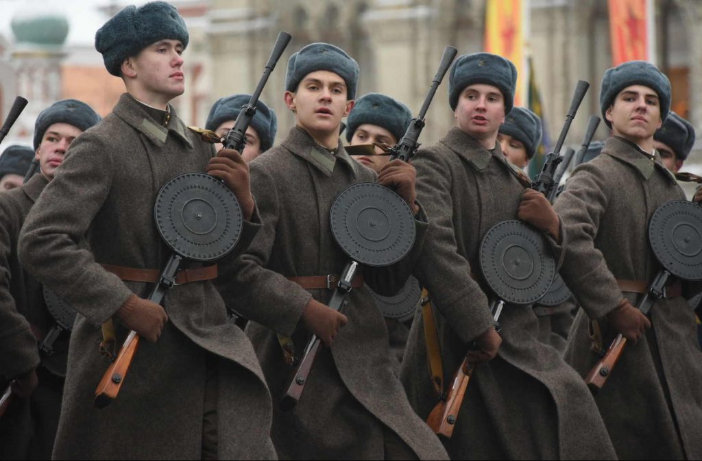 Репетицию военного парада провели на Красной площади. Фото: Владимир Новиков, «Вечерняя Москва»