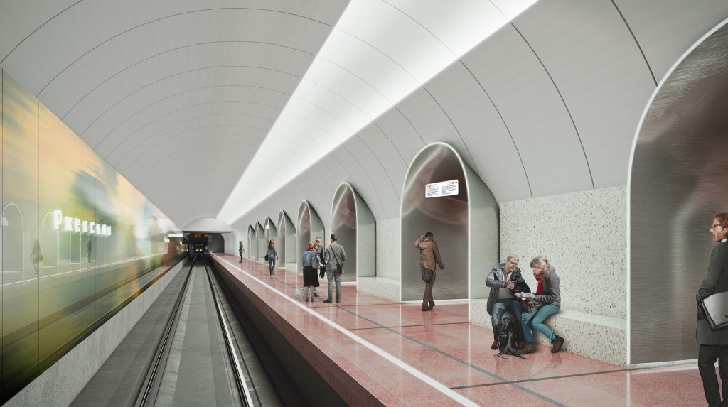 Цифровой арт-объект украсит станцию метро «Ржевская» в центре Москвы