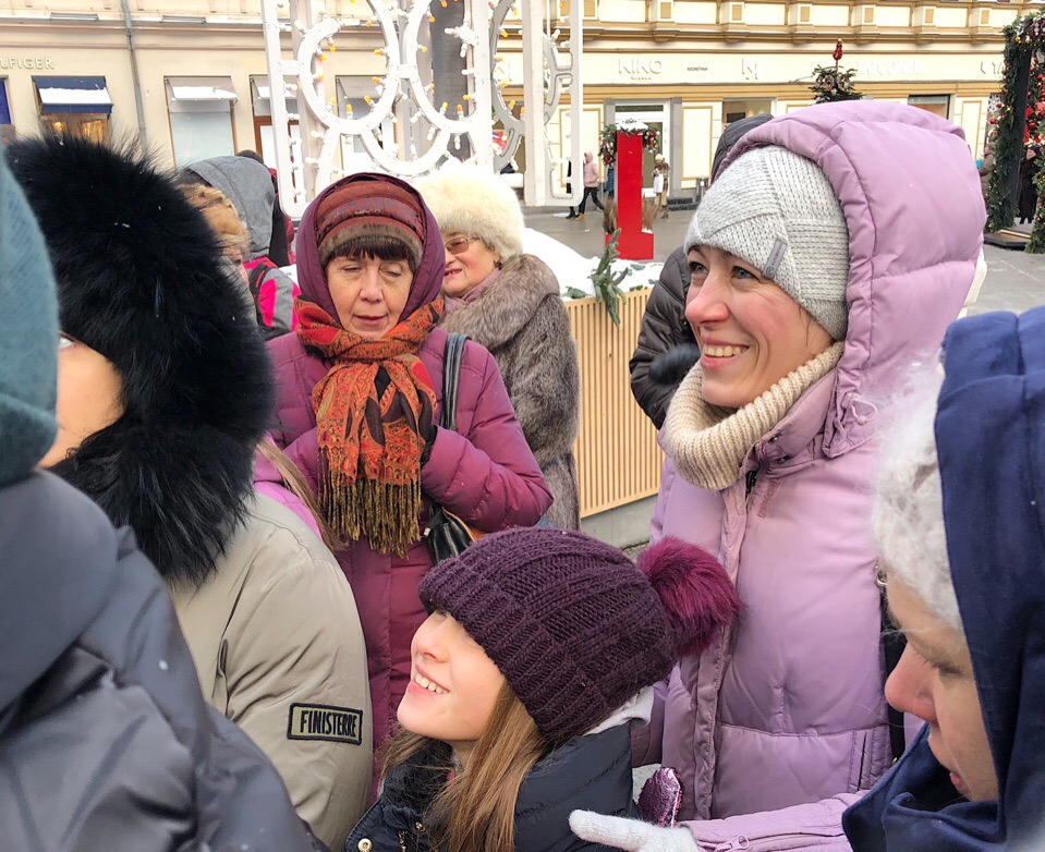 Жители столицы на праздник Рождества посетили экскурсию по центру столицы. Фото: Анастасия Аброськина