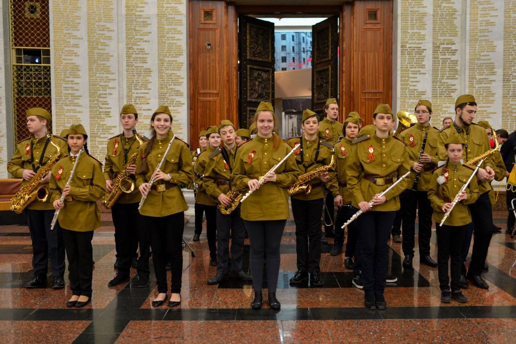 Детский духовой оркестр из музыкальной школы имени Стасова выступит в Музее Победы
