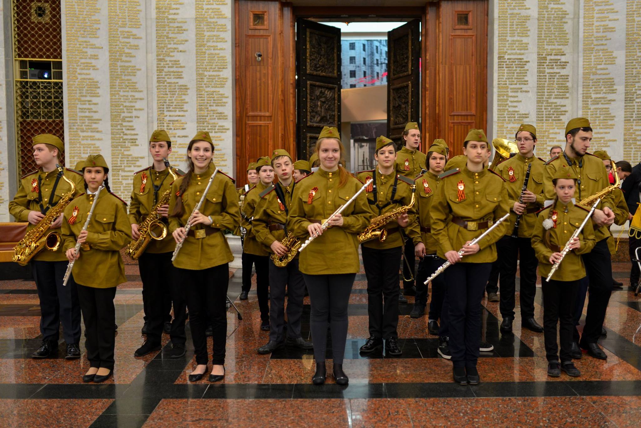 Детский духовой оркестр из Центрального округа выступит в Музее Победы. Фото: пресс-служба префектуры ЦАО