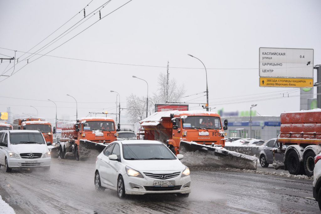 Московских водителей призвали «поберечь себя до весны»