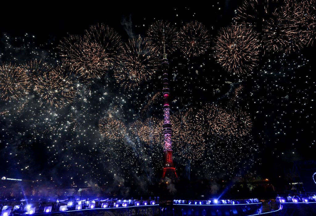 Останкинская башня в Москве станет розовой к 14 февраля