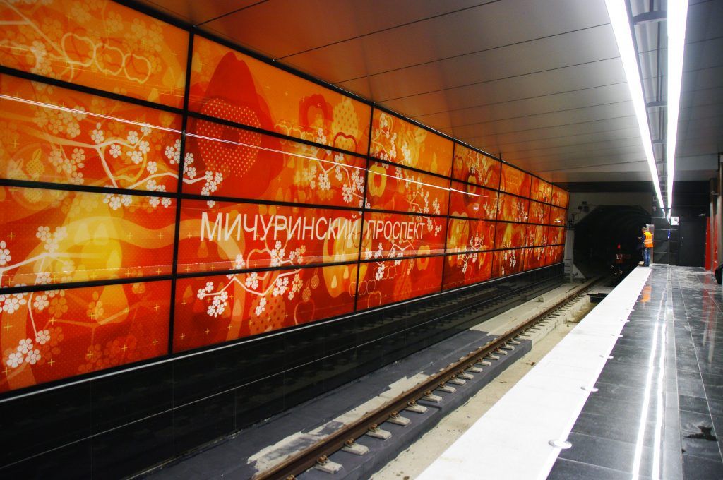 Вторая станция метро «Мичуринский проспект» получит китайский орнамент