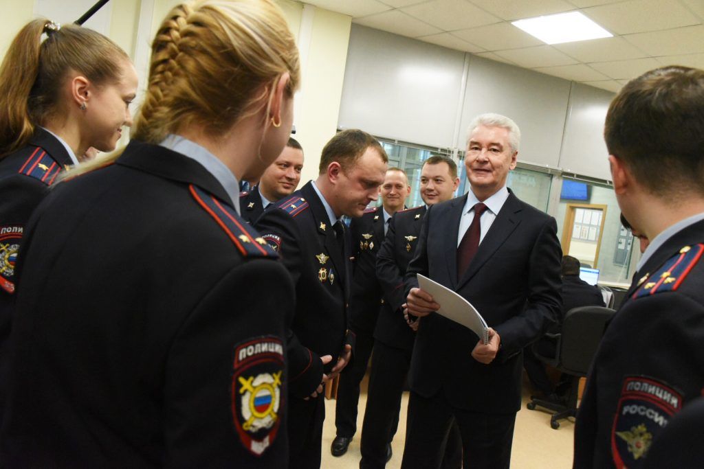 Сергей Собянин открыл отдел полиции на северо-западе Москвы