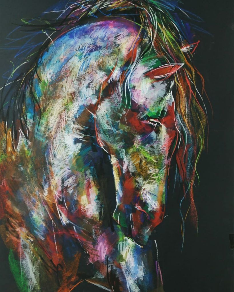 «Конь», работа Василия Вдовина 2018 года