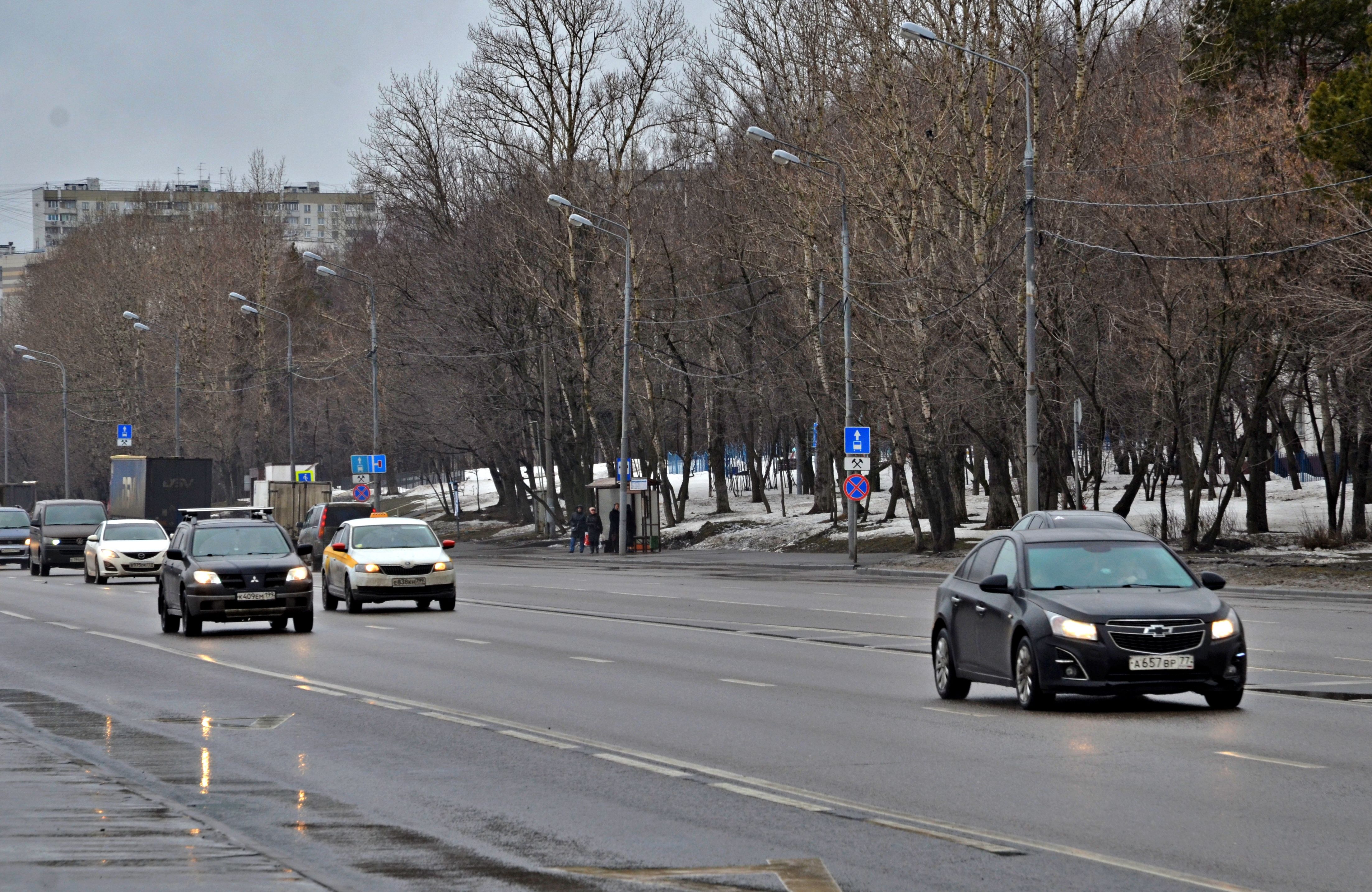 В Москве реконструируют транспортную развязку МКАД с Липецкой улицей. Фото: Анна Быкова