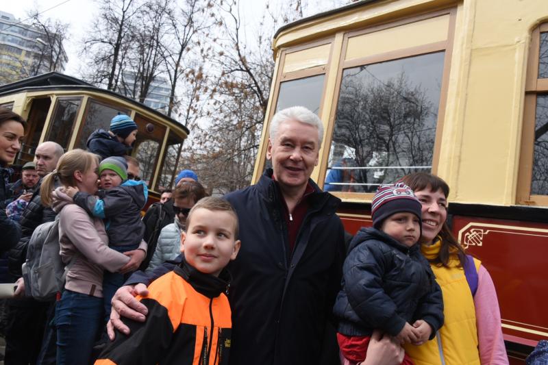 Собянин рассказал о планах обновления трамвайного парка столицы