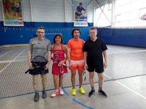 На корте сразились четыре участника. Фото предоставили члены теннисного клуба «Таганский»
