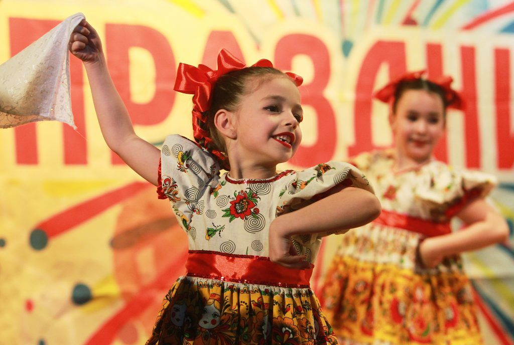 10 февраля 2018 года. Выступление детского танцевального коллектива «Мозаика» на окружном фестивале «Огни Москвы». Фото: Наталия Нечаева