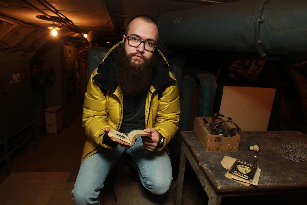 Март 2019 года. Егор Ермолаев, один из экскурсоводов по бункеру, готов открыть все его тайны. Фото: Наталия Нечаева
