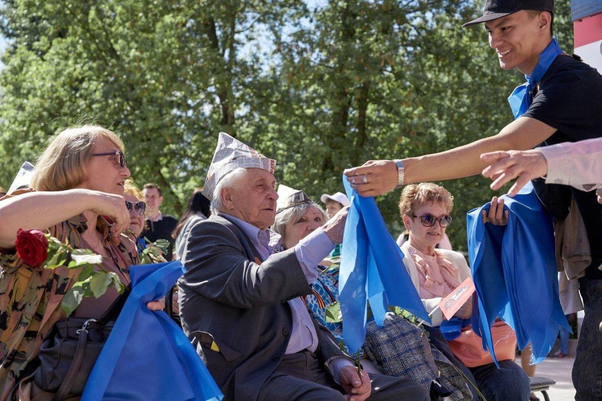 Депутат Мещанского района организуют акцию «Синий платочек». Фото предоставлено Анной Даниловой