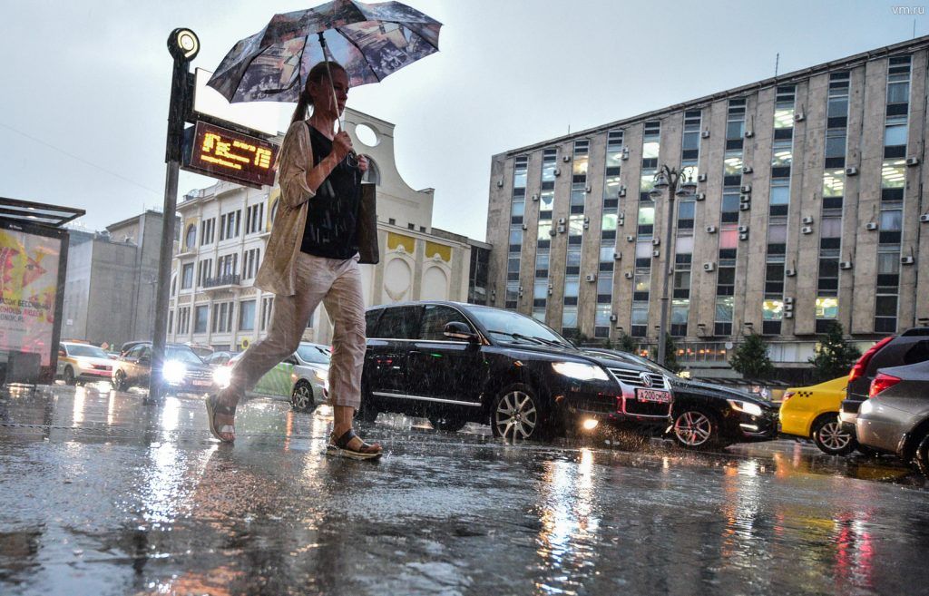 Синоптики обещают дожди и грозы Фото: Пелагия Замятина, «Вечерняя Москва»