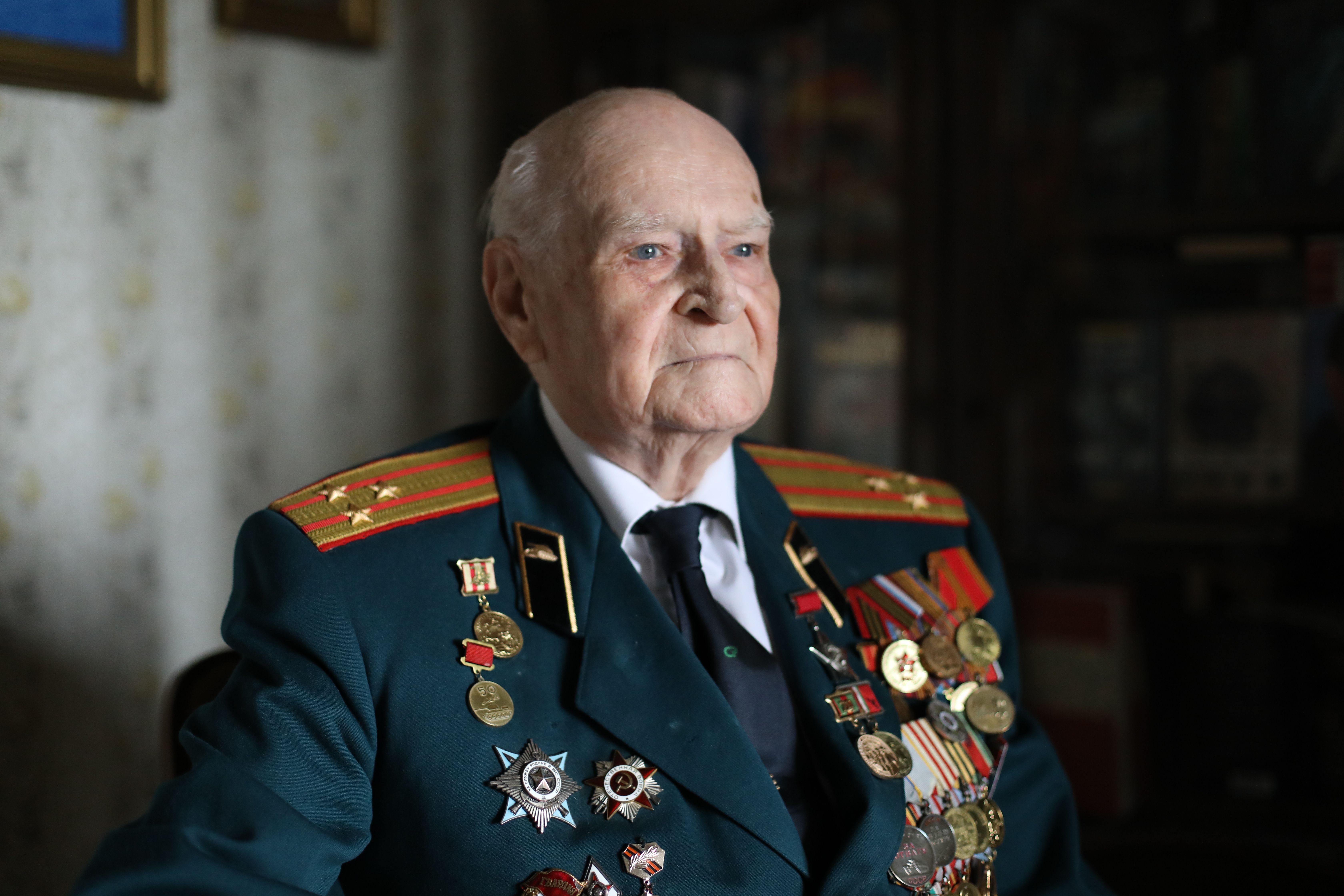 7 мая 2019 года. Ветеран Великой Отечественной войны полковник Владимир Сафир. Фото: Павел Волков