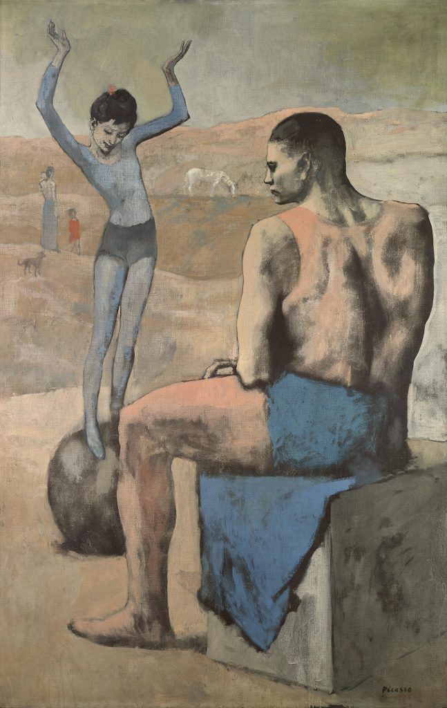 Пабло Пикассо «Девочка на шаре»