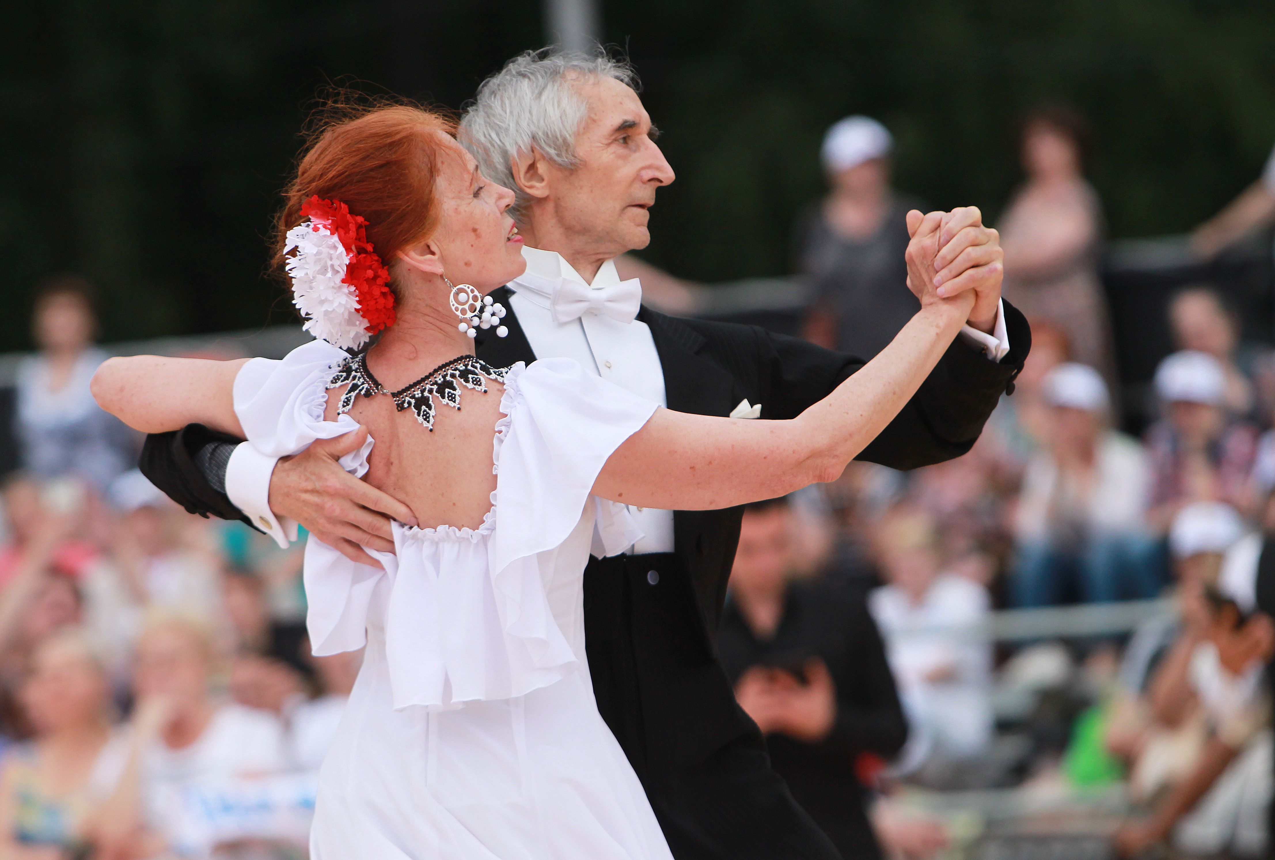 Владимир Афанасьев и Наталья Дьяковова — участники танцевального марафона. Фото: Наталия Нечаева
