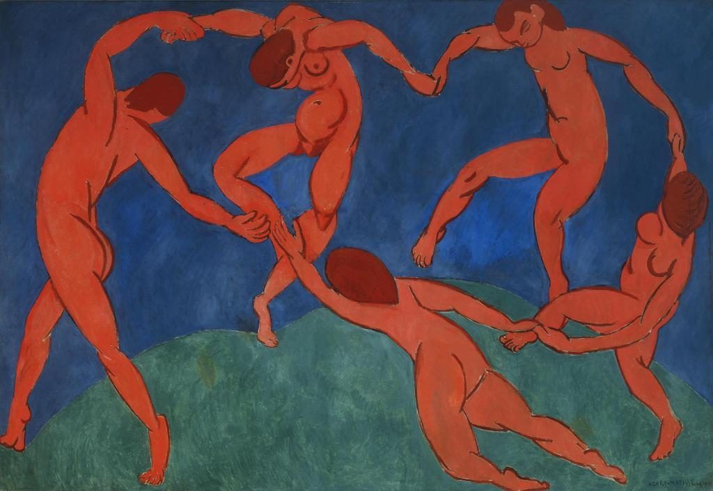 По заказу Щукина Матисс в 1910 году написал картину «Танец» 