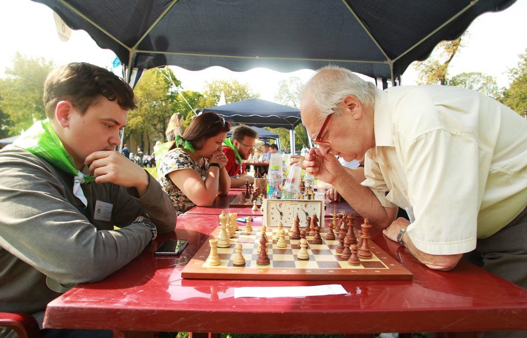 Международный день шахмат в Москве посетили 60 тыс человек