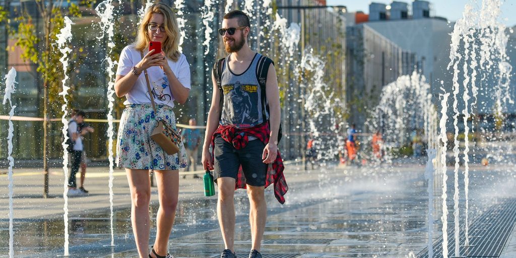 Специалисты назвали самые необычные сухие фонтаны в центре Москвы