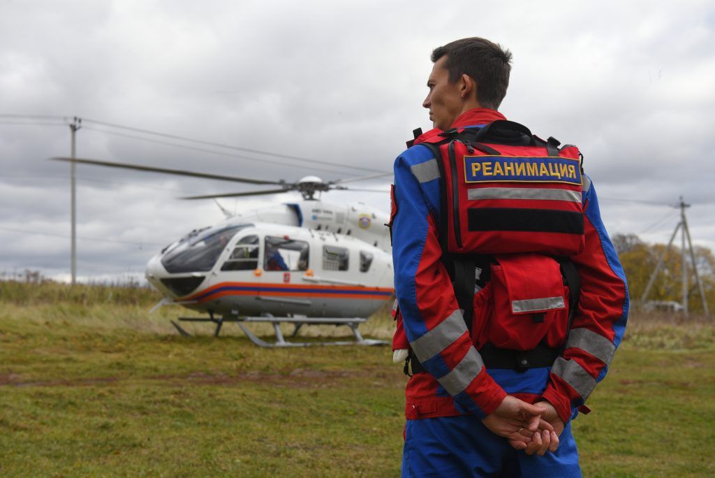 Воздушные реаниматологи Москвы спасли более шести тысяч человек