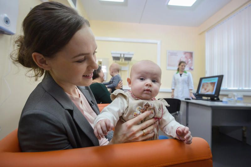 С начала года в Москве родилось почти 105 тысяч детей. Фото: архив, «Вечерняя Москва»