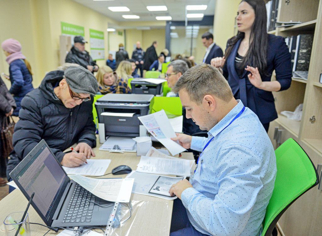Информационный центр по переселению. Фото: Наталия Нечаева, «Вечерняя Москва»