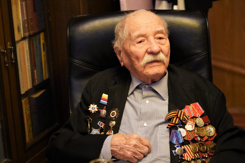 Ветеран Великой Отечественной войны Павел Андреичев. Фото: Денис Кондратьев