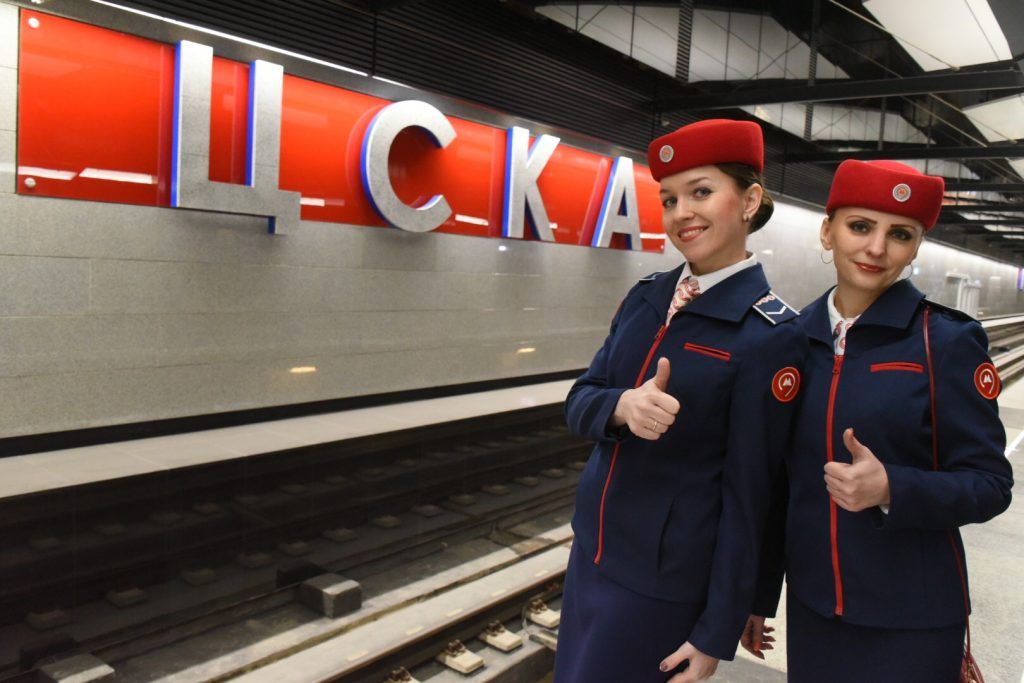 Первую группу будущих машинисток собрали в метро Москвы