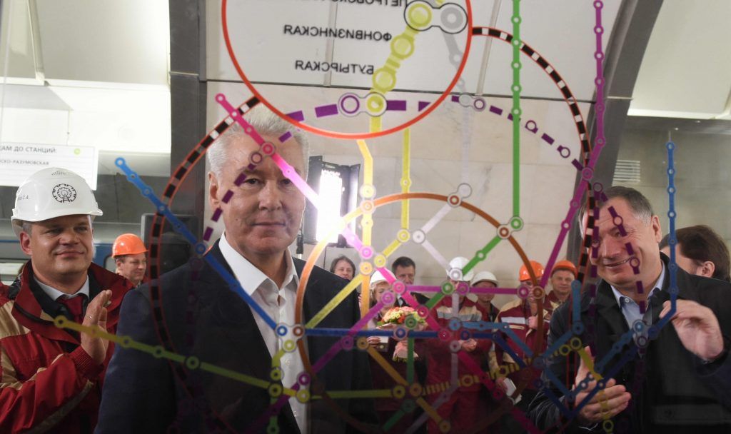 Сергей Собянин призвал быстрее достроить станцию «Кунцевская» на Большом кольце метро