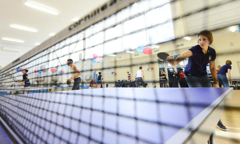 Соревнования по настольному теннису организуют в Мещанском районе