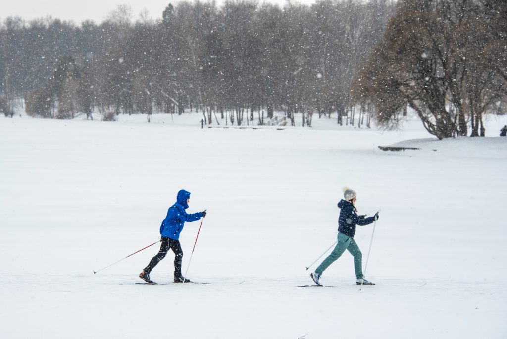 Студенты Плехановского университета примут участие в лыжной гонке. Фото: Пелагия Замятина, «Вечерняя Москва»