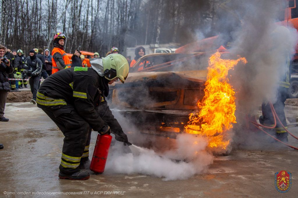 Завершился 1-й этап соревнований по проведению аварийно-спасательных работ при ликвидации чрезвычайных ситуаций на автомобильном транспорте в 2020 году